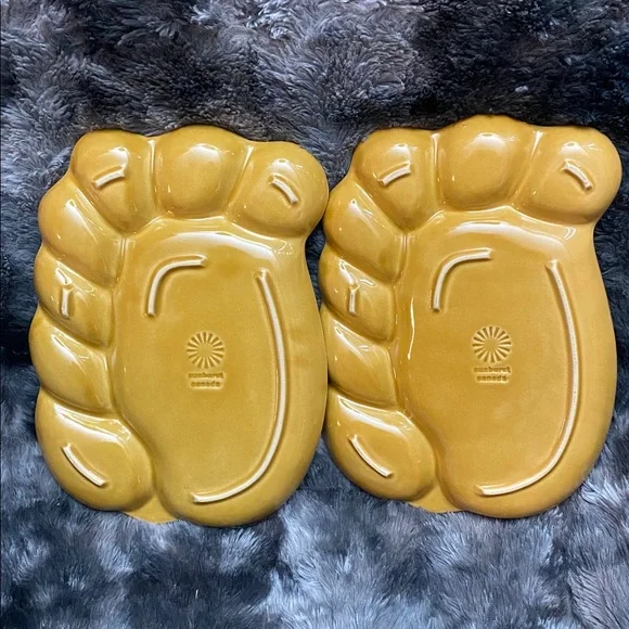 Vintage Set of 4 fondue plates - Picture 9 of 16